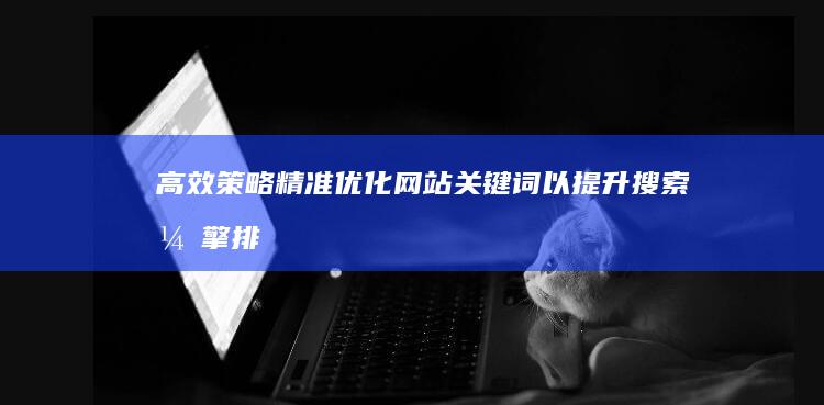 高效策略：精准优化网站关键词以提升搜索引擎排名